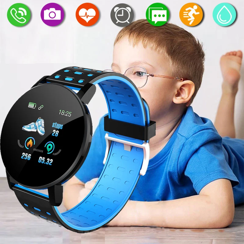 Smartwatch Digital Watches For Kid Boy With Alarm - Kindersport Smart Watch Led digitale klok