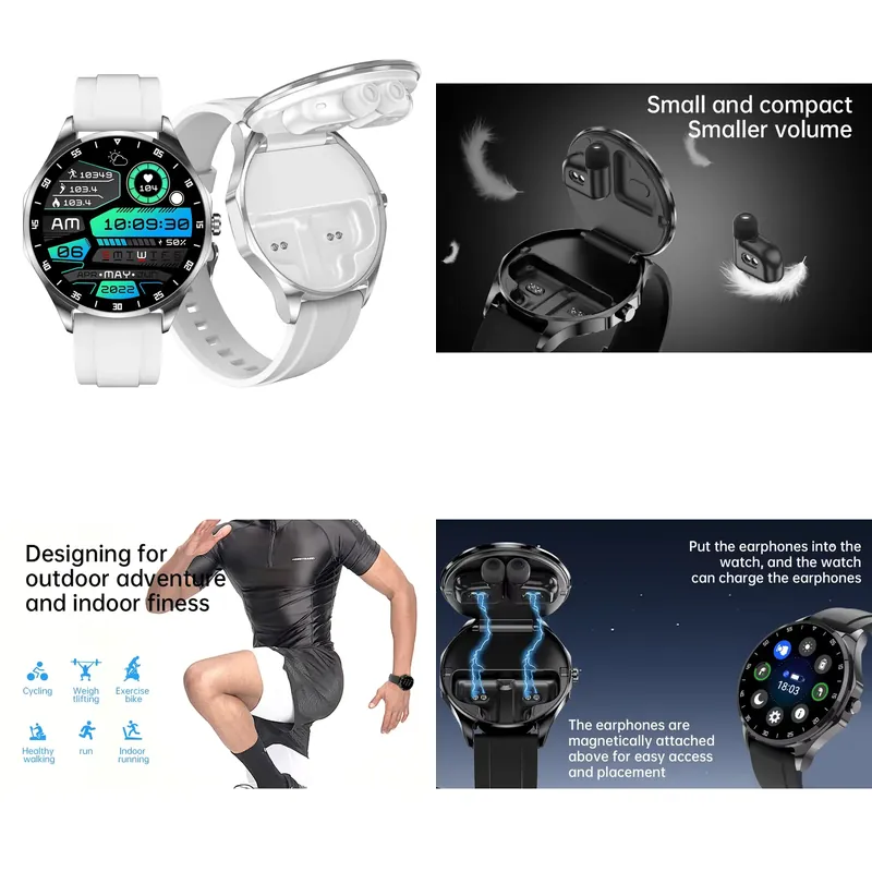 Smartwatch I Watches - OEM AMOLED 1.43'' Smartwatch met draadloze