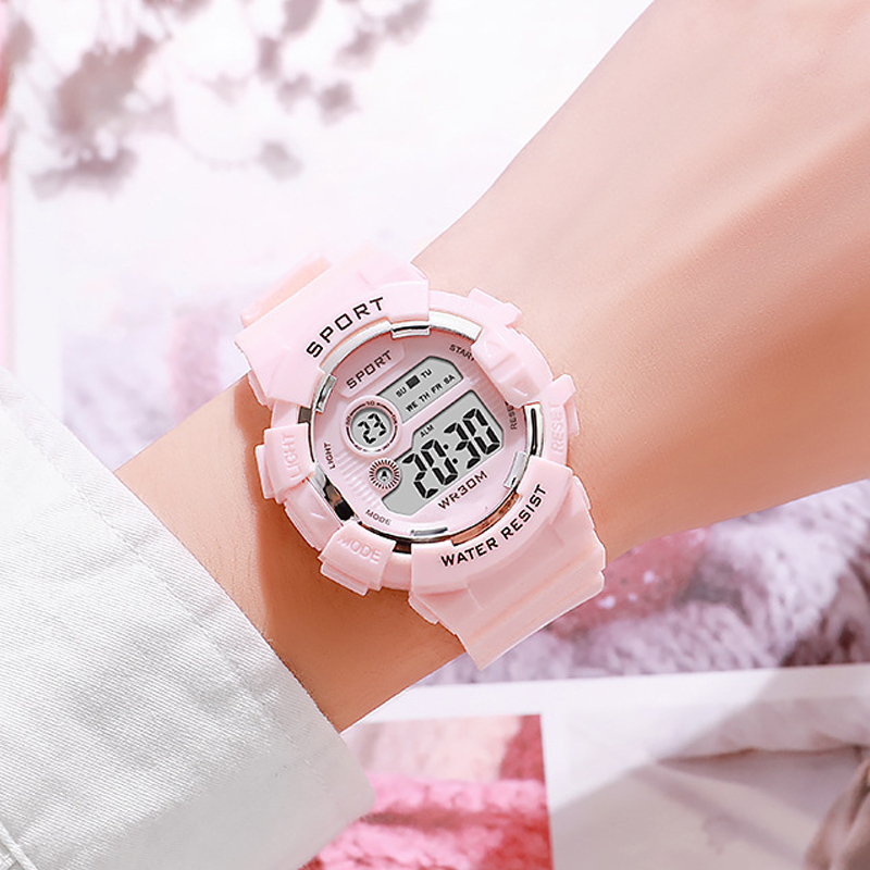 Smartwatch Watches For Kid Boy Waterproof - Mode kinderhorloges Lichtgevend waterdicht sport digitaal