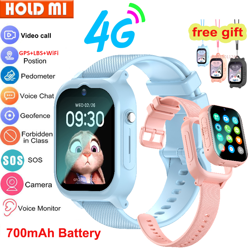 Smartwatch Watches For Kid Boy Waterproof - Smart Watch Kinderen 4G GPS WIFI