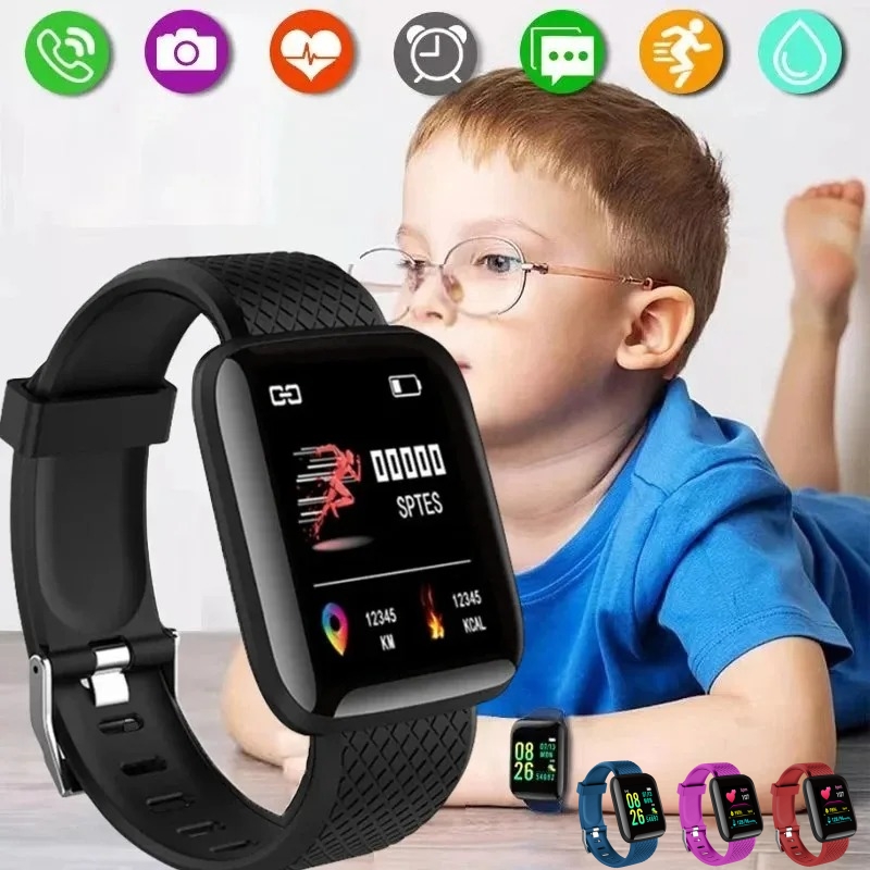 Smartwatch Digital Watches For Kid Boy With Alarm - Smart Watch Sport Fitness Kinderklok 2024