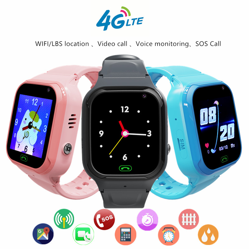 Smartwatch Digital Watches For Kid Boy With Alarm - 4G Smart Phone-horloge voor kinderen Videogesprek