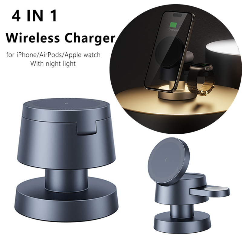 Smartwatch Watches Compatible With Iphone - 3 in 1 draadloze oplader voor