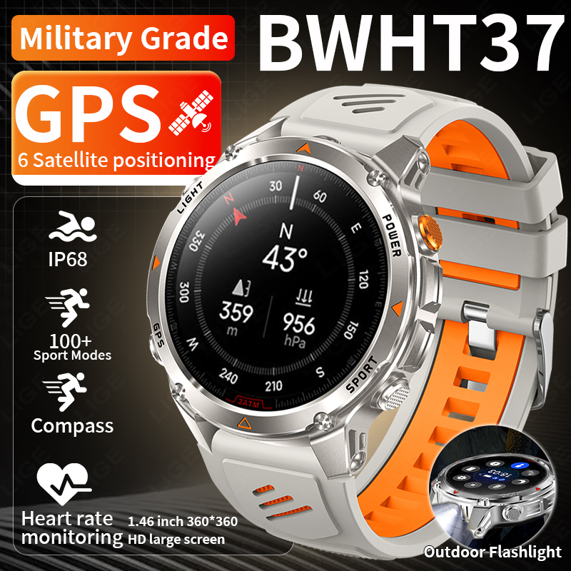 Smartwatch I Watches - LUIK Robuuste GPS Track Smart Horloge