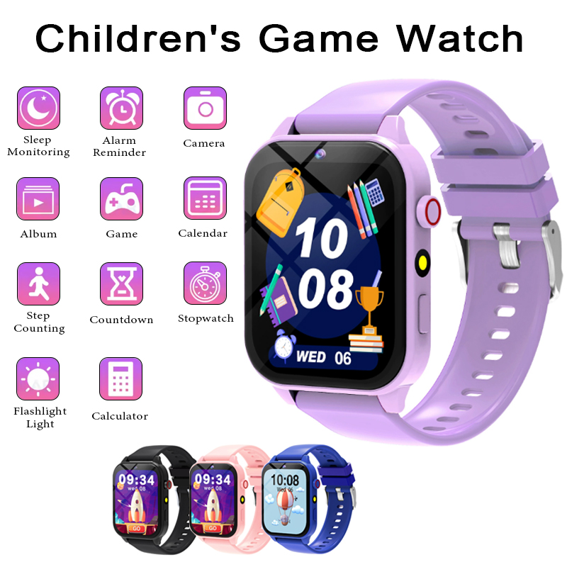 Smartwatch Watches For Kid Boy Waterproof - Smartwatch Kinderspellen Horloge 1,83 inch scherm