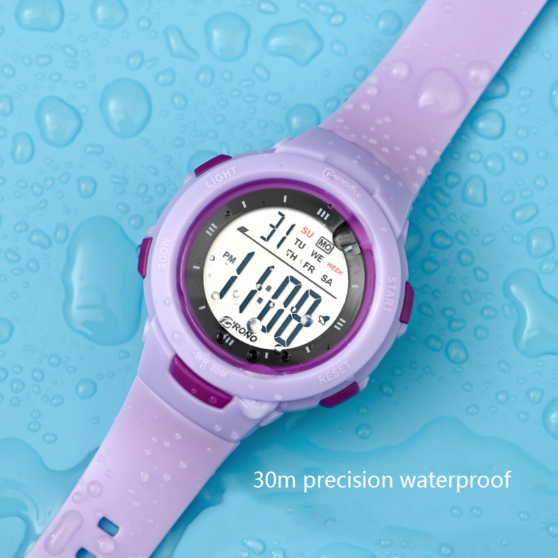 Smartwatch Digital Watches For Kid Boy With Alarm - UTHAI CE49 kinderhorloges mode lichtgevende waterdichte