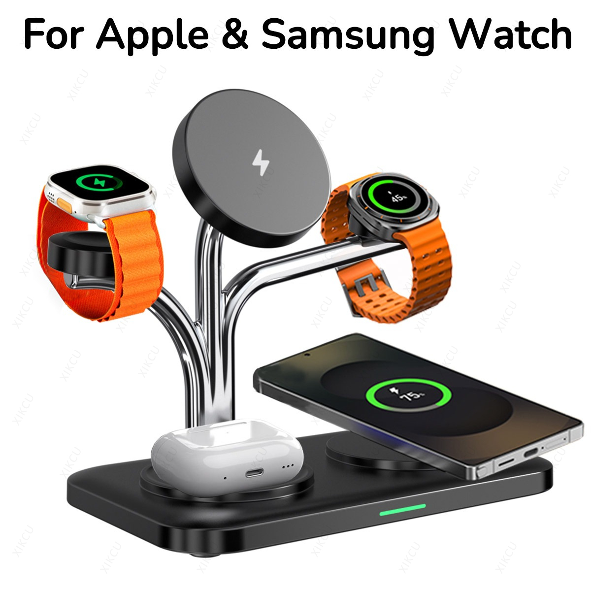 Smartwatch Watches Compatible With Iphone - 5 IN 1 magnetische draadloze oplader