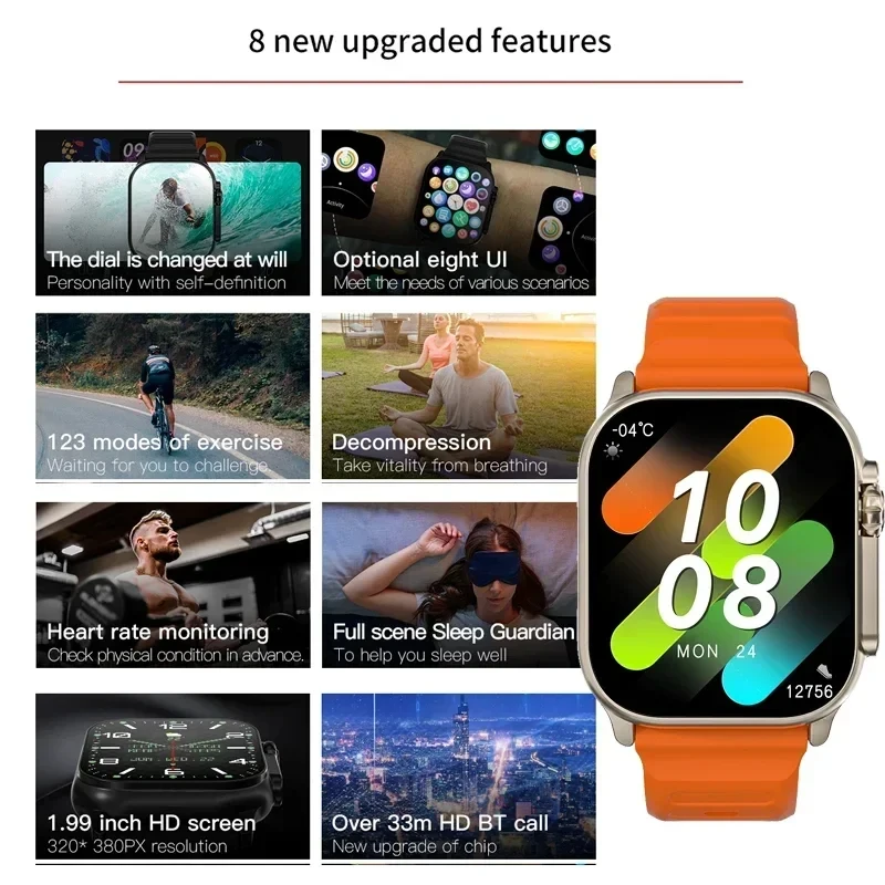 Nieuwe Watch T10 Ultra Smartwa - Smartwatch Watches Price recensie en prijs