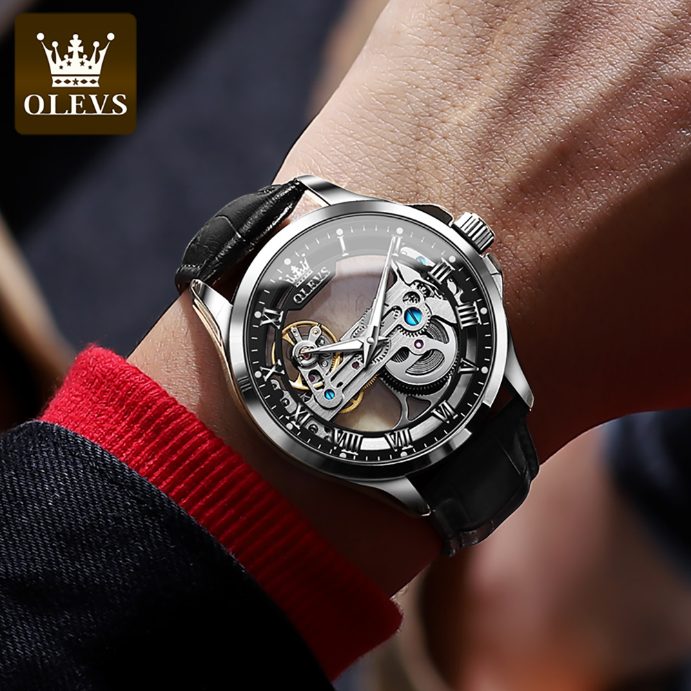 OLEVS Paar Horloges Originele  - Skeleton Mechanical Watch recensie en prijs