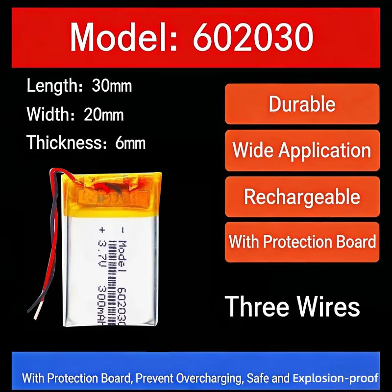 3.7V 300mAh 602030 lithiumbatt - Smartwatch I Watches recensie en prijs
