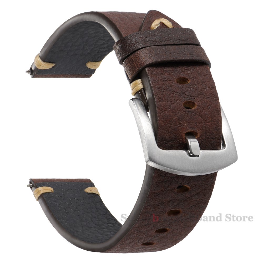 Echt lederen bandjes voor horl - Smartwatch Vintage Watches For Men recensie en prijs