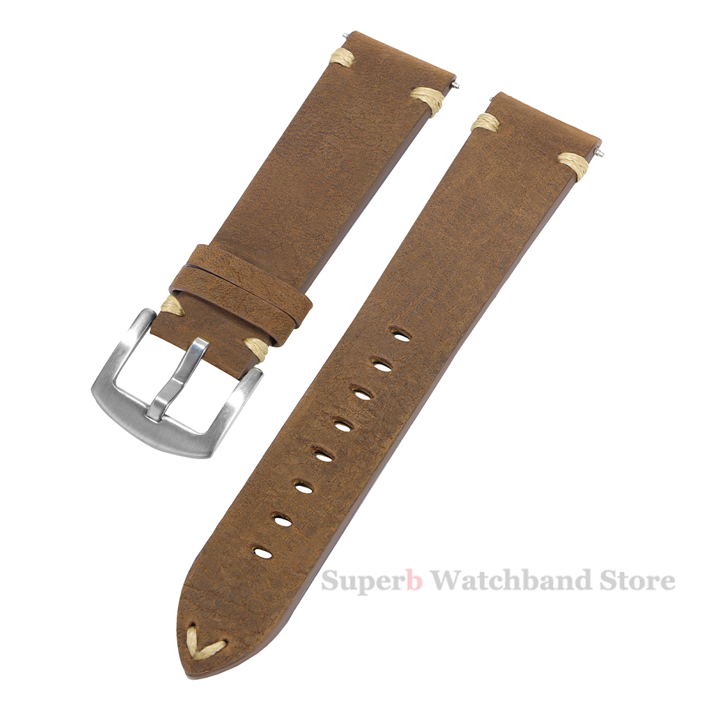 Echt lederen bandjes voor horl - Smartwatch Vintage Watches For Men recensie en prijs