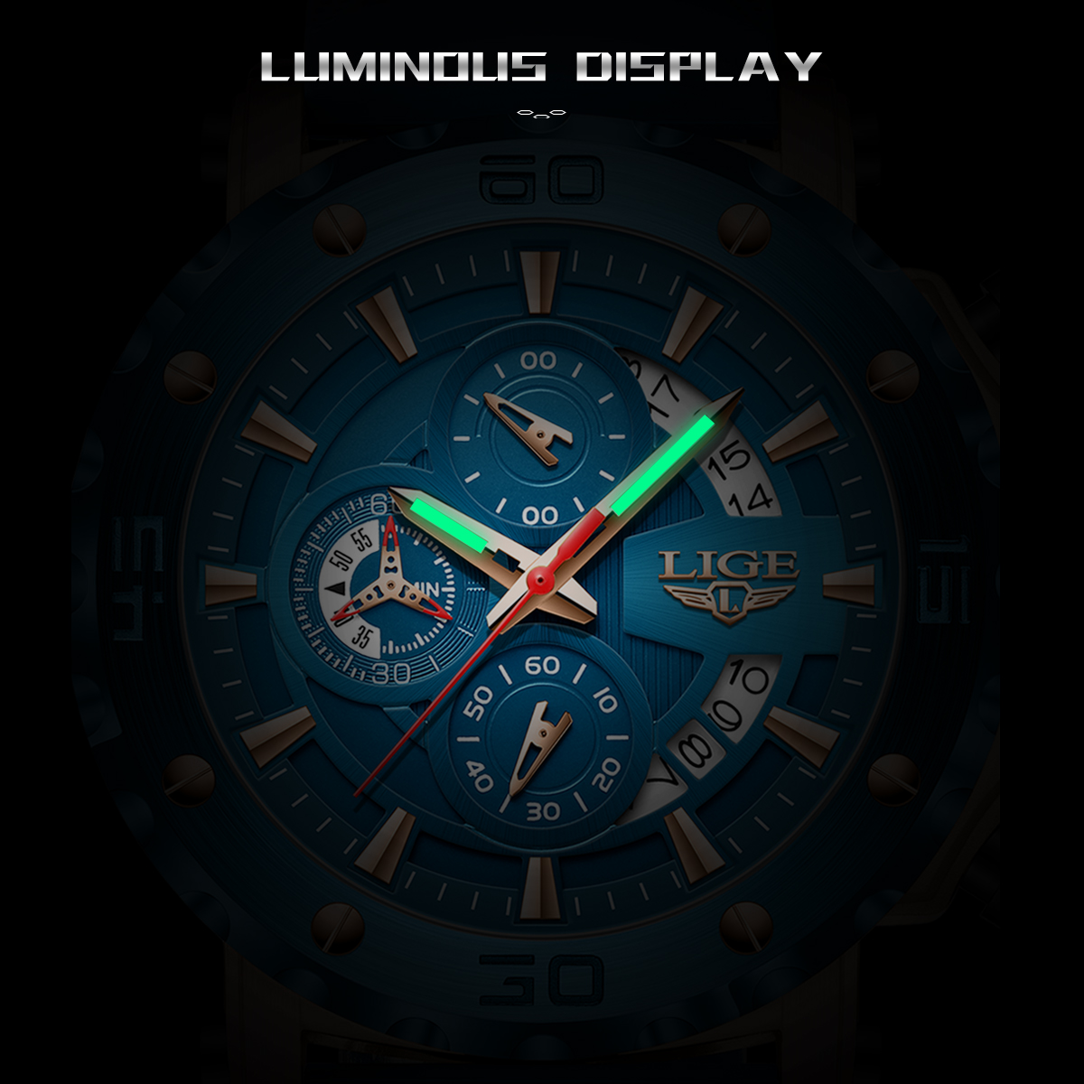LIGE modehorloge voor heren ka - Smartwatch Digital Watches For Men recensie en prijs