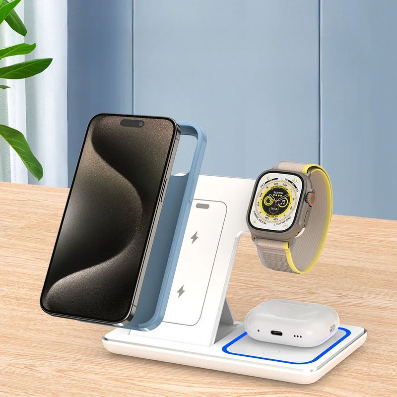 4-in-1 draadloos oplaadstation - Smartwatch I Watches recensie en prijs