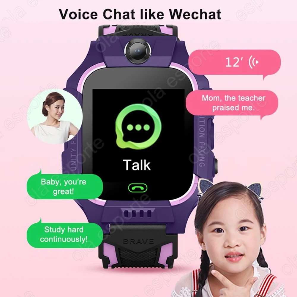 Q12 Kids Smart 2G Oproep Telef - Smartwatch Digital Watches For Kid Boy With Alarm recensie en prijs