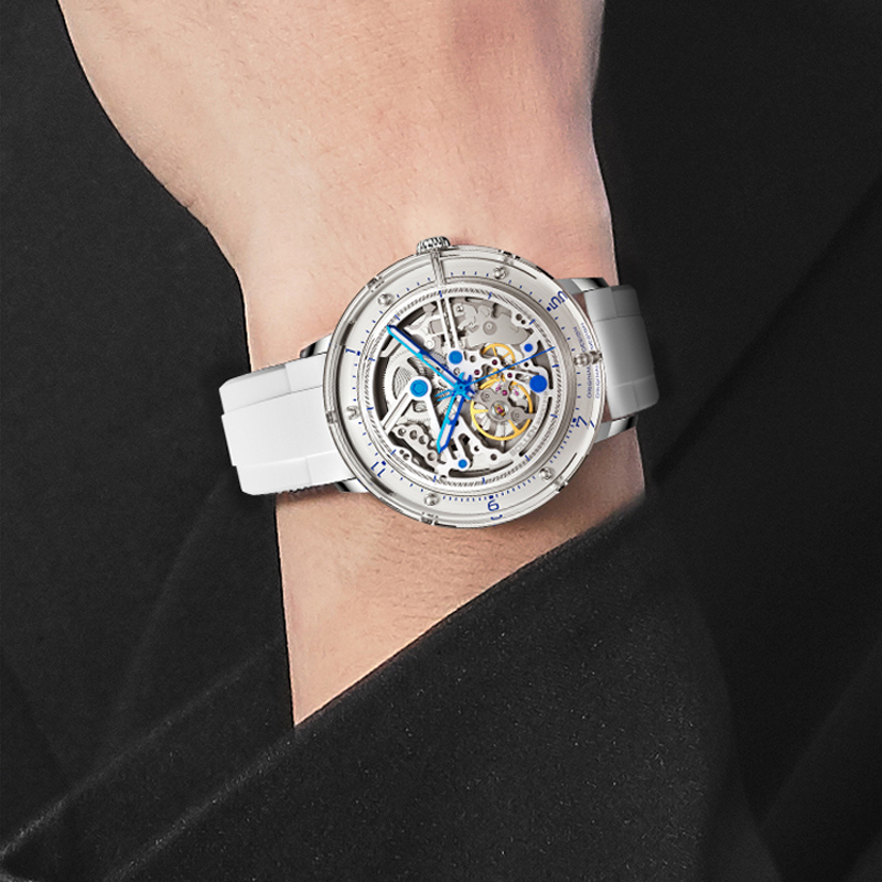 Nieuwe op maat gemaakte mechan - Skeleton Mechanical Watch recensie en prijs