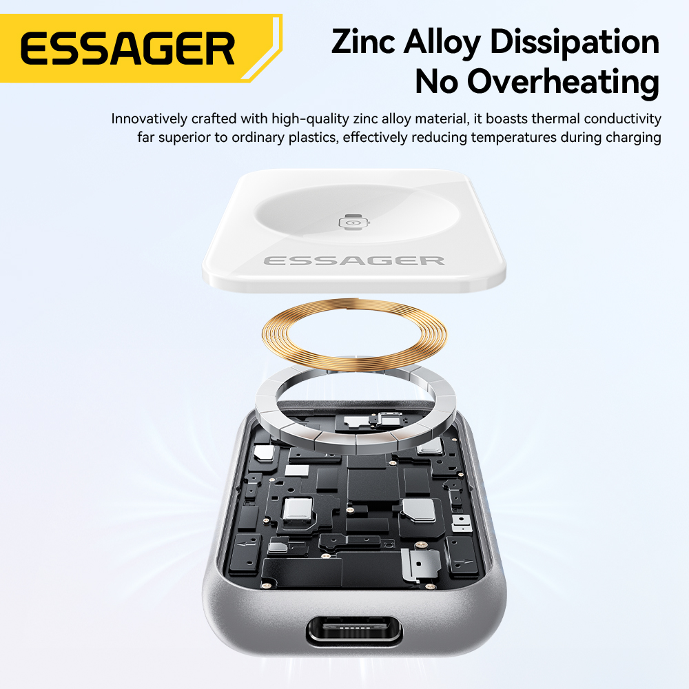 Essager 5W Magnetische Draadlo - Smartwatch Watches Compatible With Iphone recensie en prijs