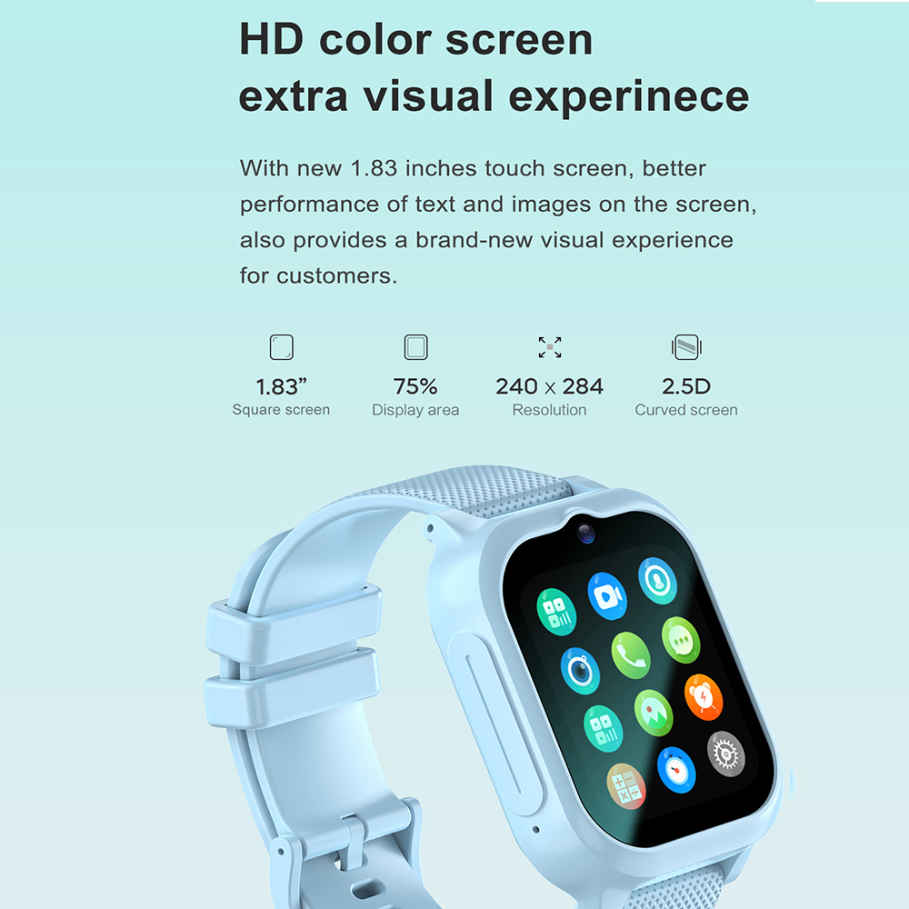 Smart Watch Kinderen 4G GPS WI - Smartwatch Watches For Kid Boy Waterproof recensie en prijs