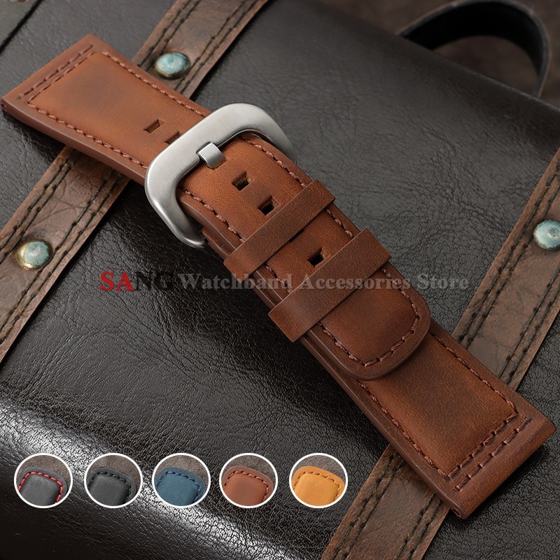 28mm Vintage lederen horlogeba - Smartwatch Vintage Watches For Men recensie en prijs