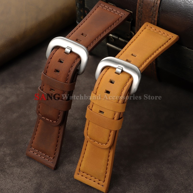 28mm Vintage lederen horlogeba - Smartwatch Vintage Watches For Men recensie en prijs