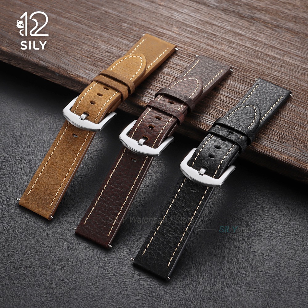 20/22mm Kalfsleer Lederen Horl - Smartwatch Vintage Watches For Men recensie en prijs