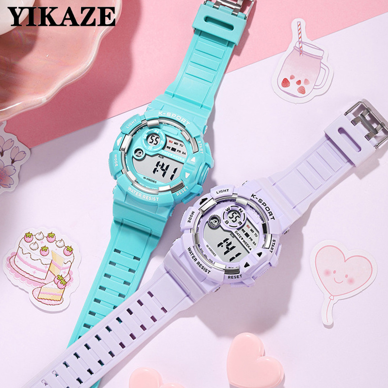 YIKAZE kinderhorloges mode lic - Smartwatch Digital Watches For Kid Boy With Alarm recensie en prijs