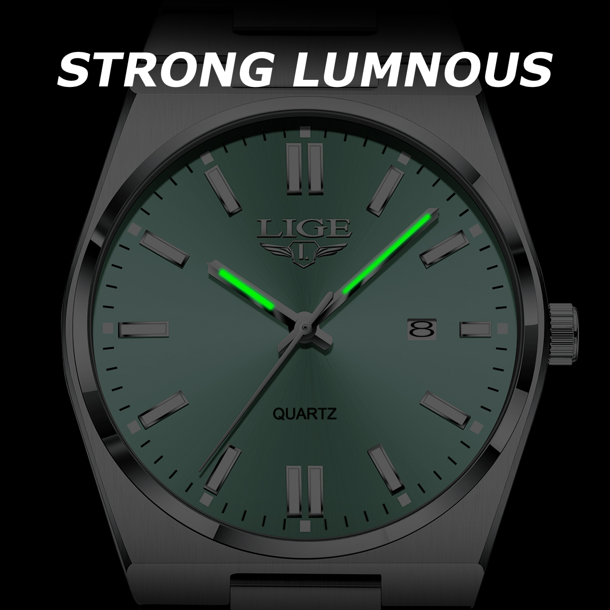 LIGE luxe merk herenhorloges s - Smartwatch Vintage Watches For Men recensie en prijs