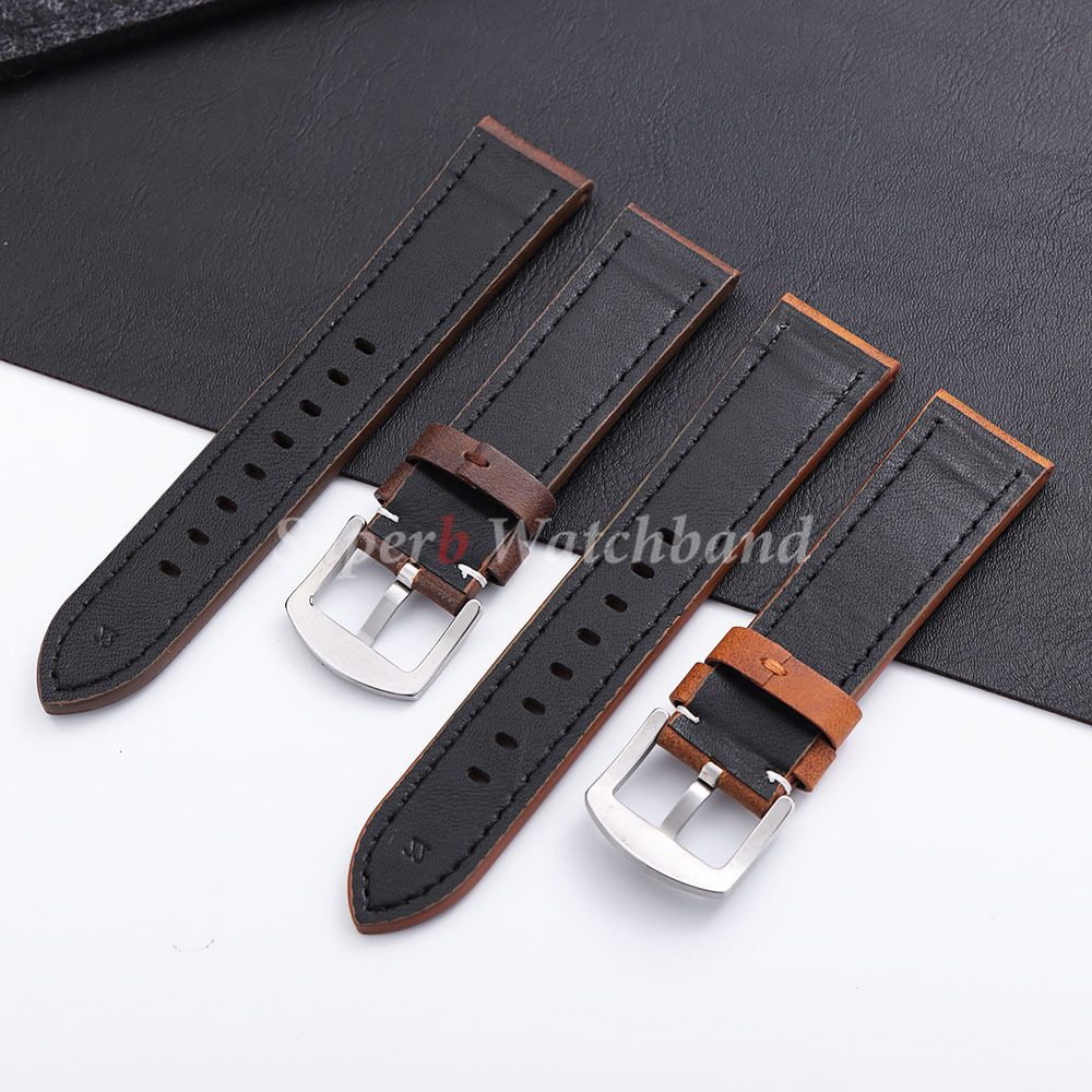 20mm 22mm PU Matte Lederen Hor - Smartwatch Vintage Watches For Men recensie en prijs