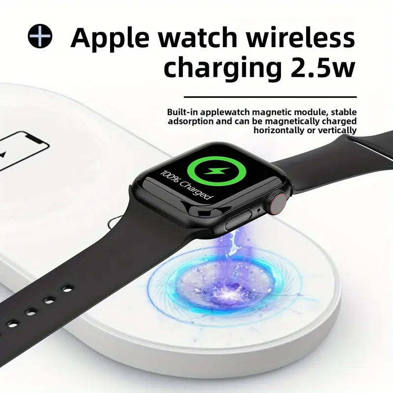 3-in-1 Dual Draadloze Oplader  - Watch Xs8 recensie en prijs