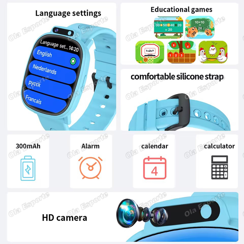 Nieuwe kinderen smartwatch 202 - Smartwatch Watches For Kid Boy Waterproof recensie en prijs