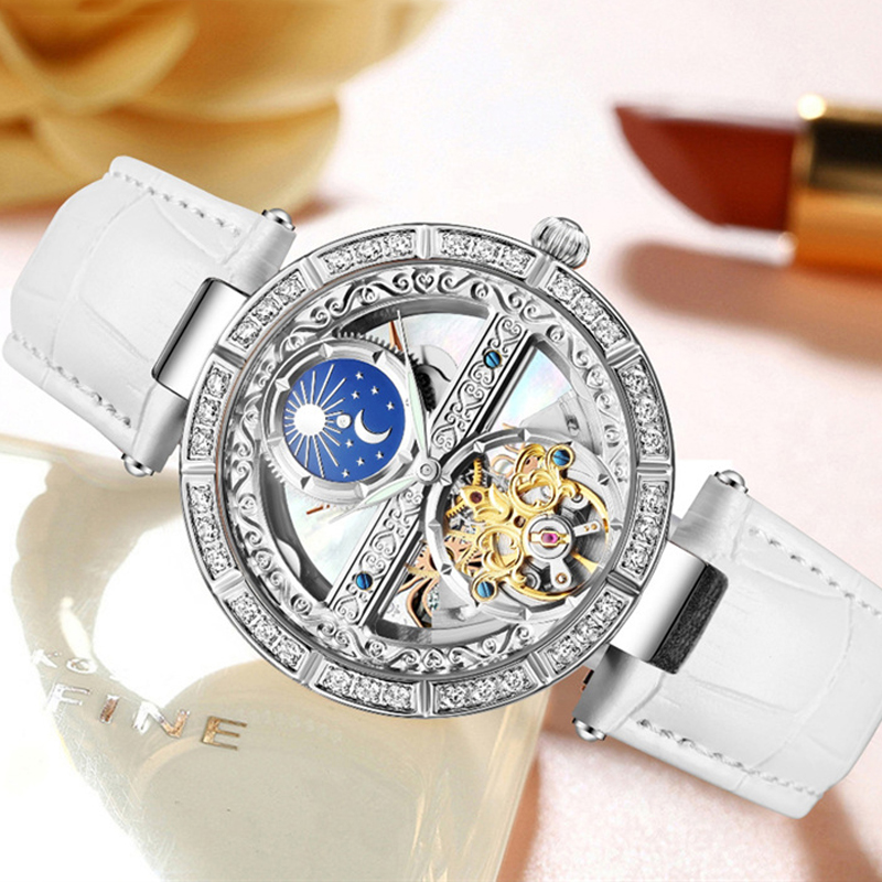 Dameshorloge Automatisch Vrouw - Skeleton Mechanical Watch recensie en prijs
