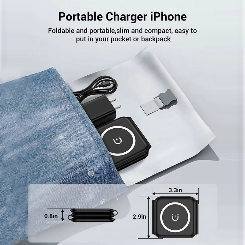 3-in-1 magnetische opvouwbare  - Smartwatch Watches Compatible With Iphone recensie en prijs