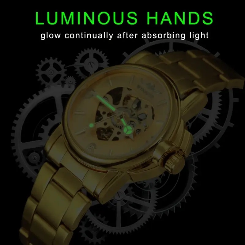 Elegant automatisch mechanisch - Skeleton Mechanical Watch recensie en prijs