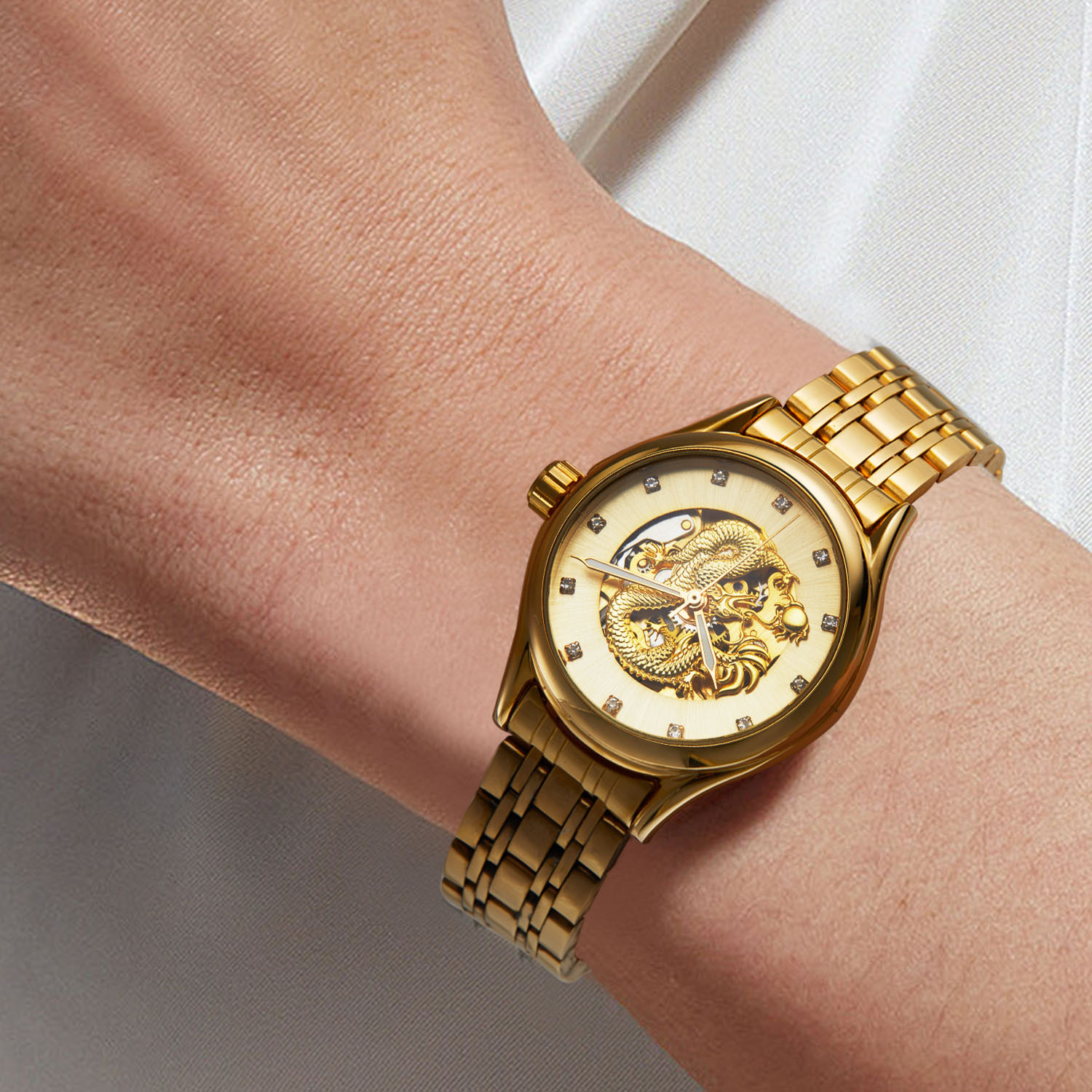 T-WINNER High-end luxe draak v - Skeleton Mechanical Watch recensie en prijs