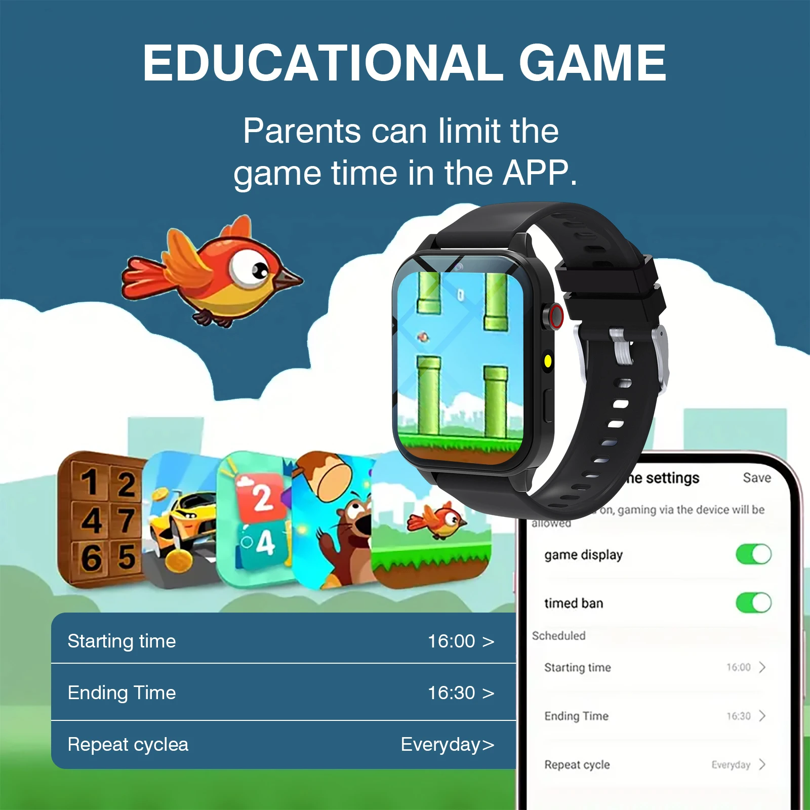 Smartwatch voor kinderen, 18 g - Smartwatch Watches For Kid Boy Waterproof recensie en prijs