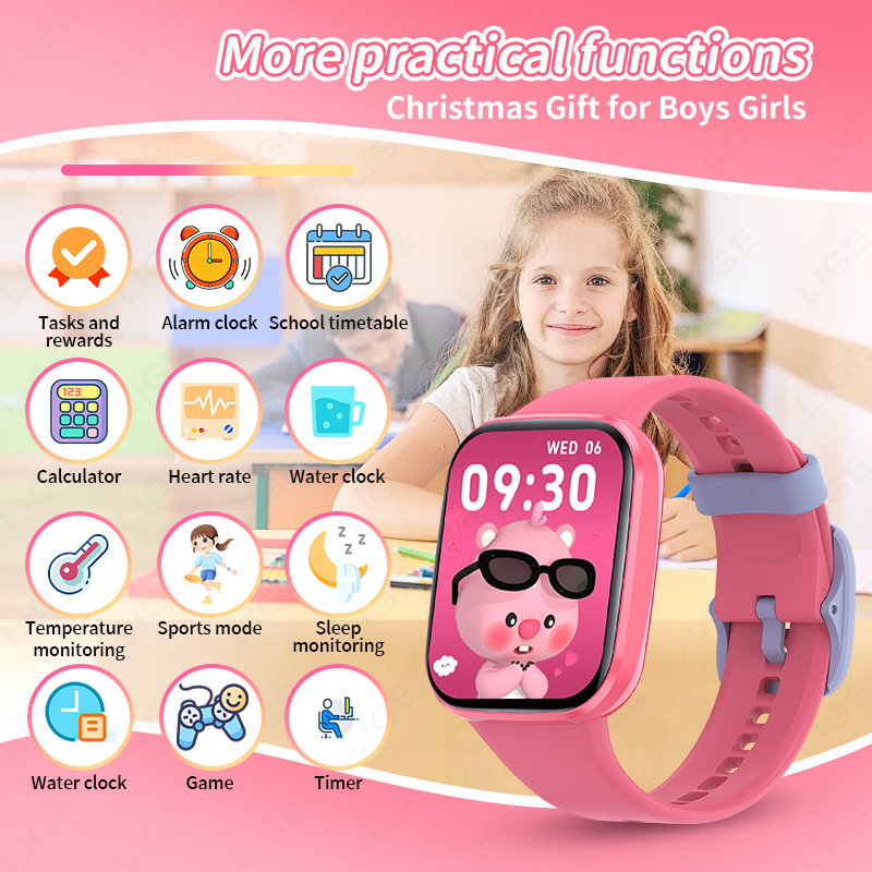 Nieuwe slimme horloge kinderen - Smartwatch Watches Birthday Gift For Girls recensie en prijs