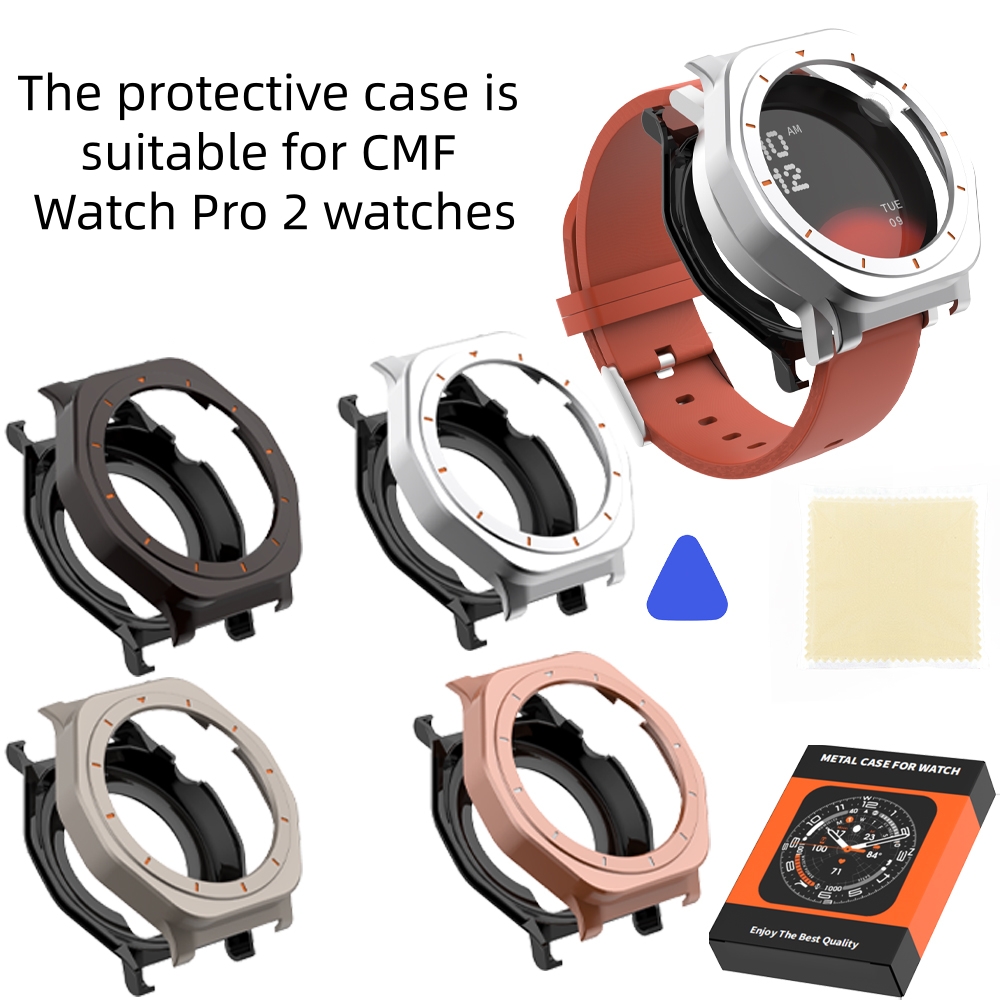 Metalen behuizing voor CMF BY  - Smartwatch Nothing Watches recensie en prijs