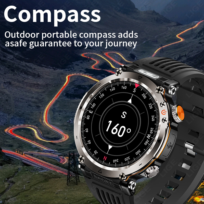 Nieuwe militaire outdoor smart - Smartwatch I Watches recensie en prijs