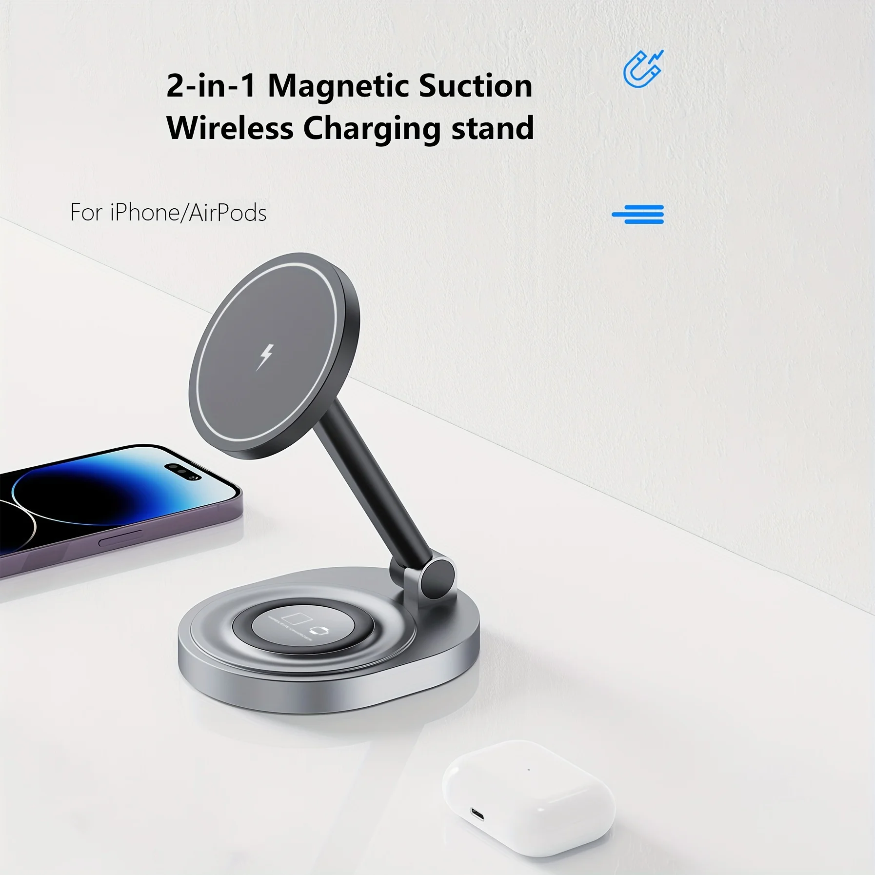 2 in 1 magnetische draadloze o - Smartwatch Watches Compatible With Iphone recensie en prijs