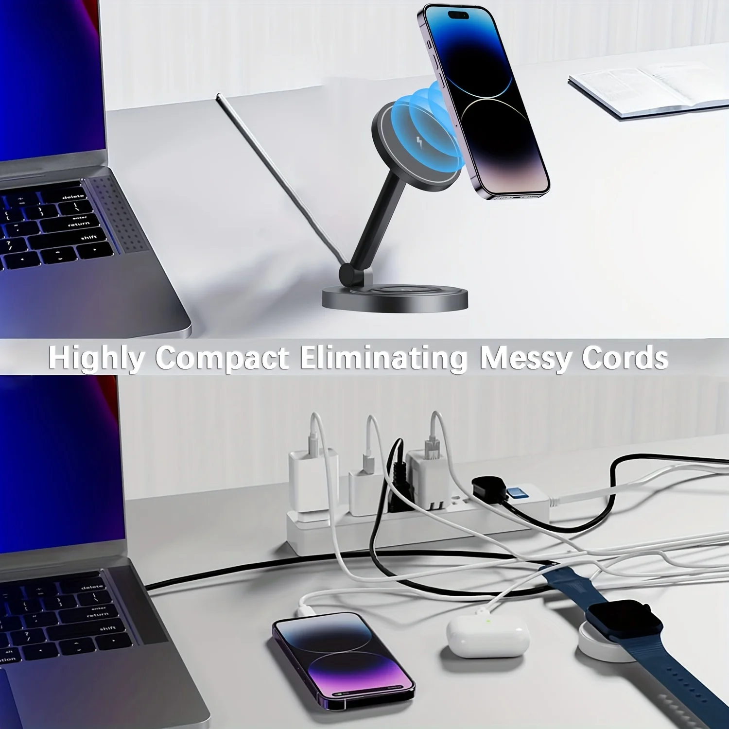 2 in 1 magnetische draadloze o - Smartwatch Watches Compatible With Iphone recensie en prijs