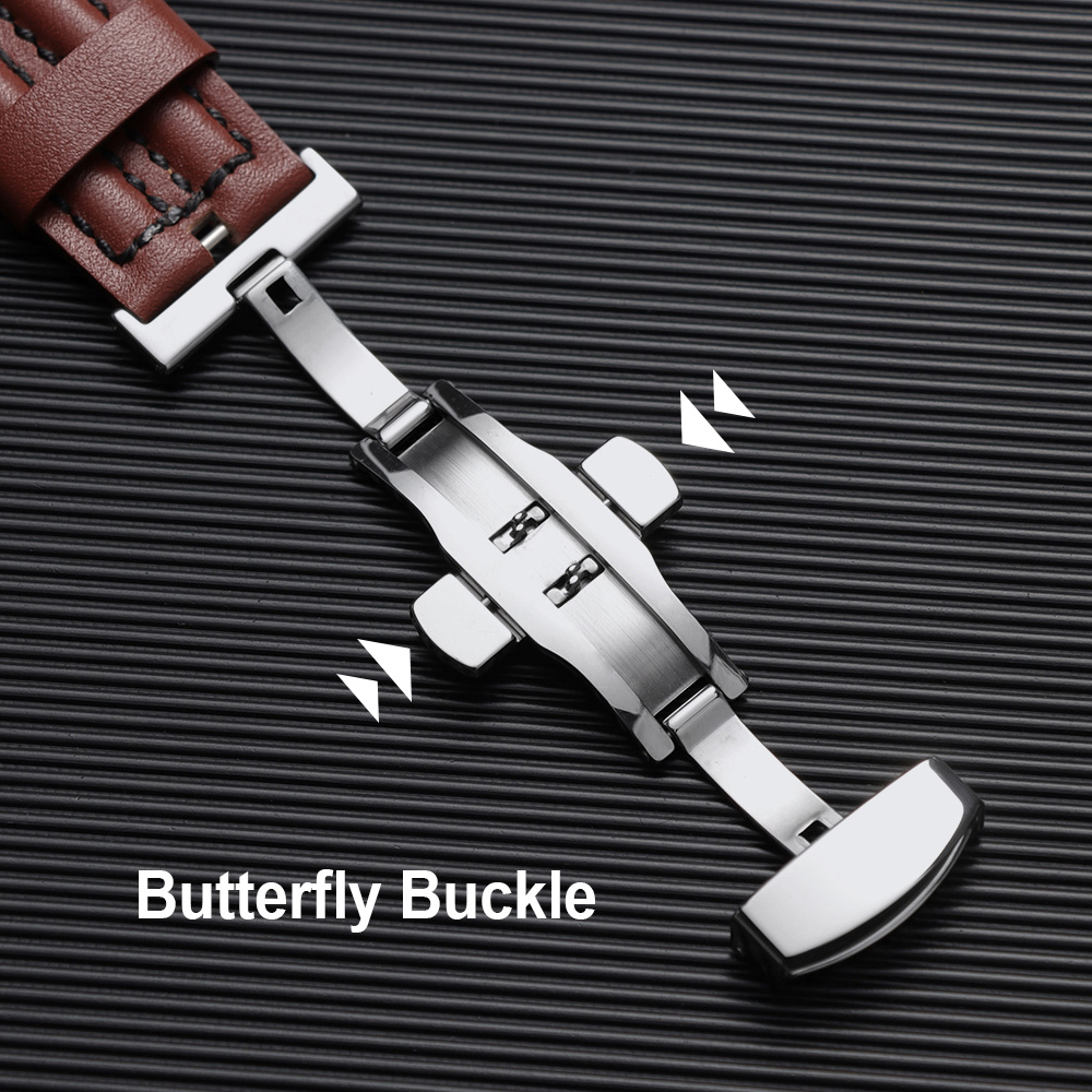 20mm 22mm Echt Koeienhuid Horl - Smartwatch Vintage Watches For Men recensie en prijs