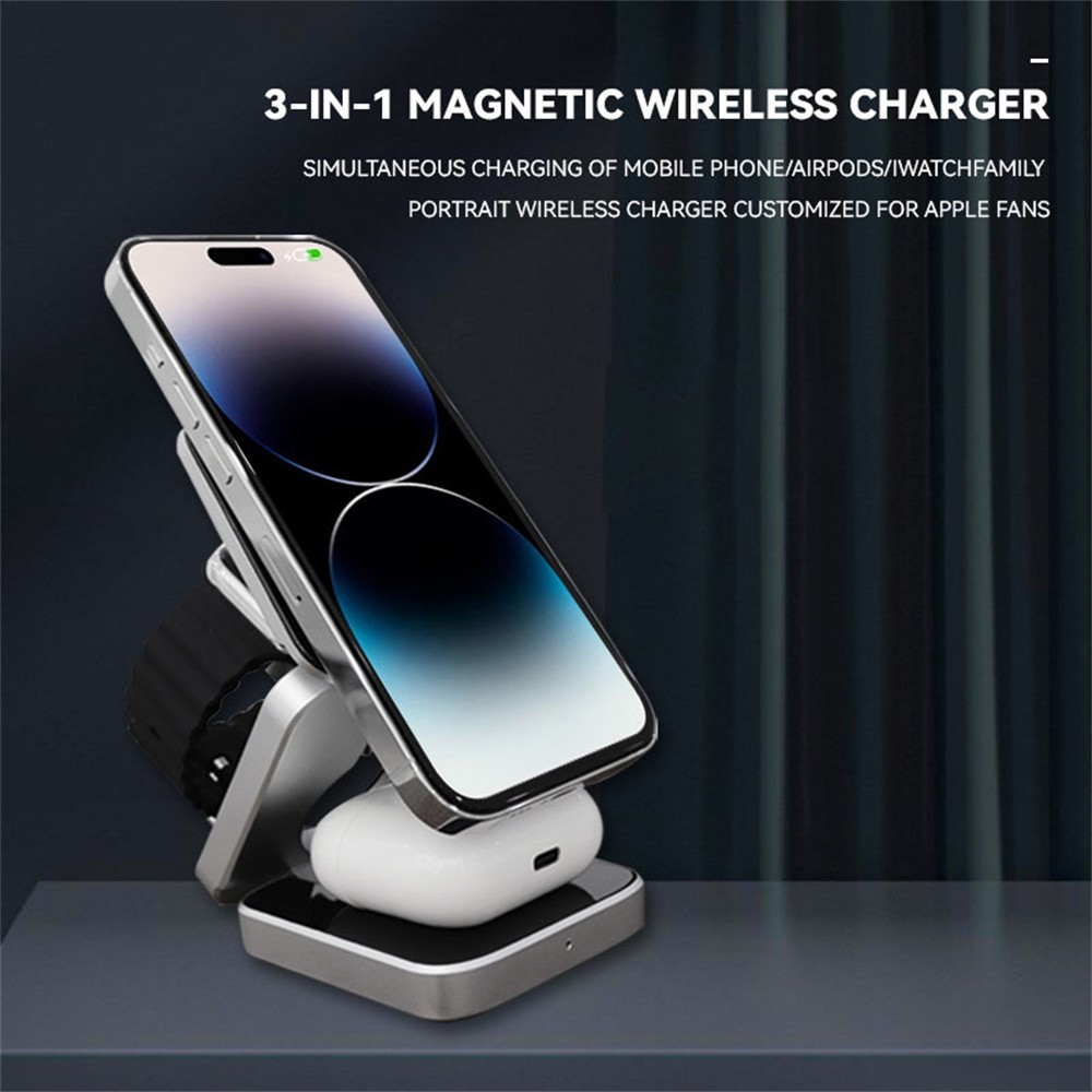Opvouwbare magnetische draadlo - Smartwatch Watches Compatible With Iphone recensie en prijs