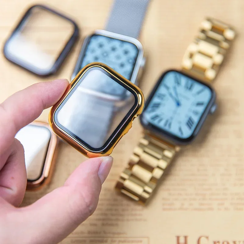 Glazen + Hoes Voor Apple Watch - Smartwatch Watches Price recensie en prijs