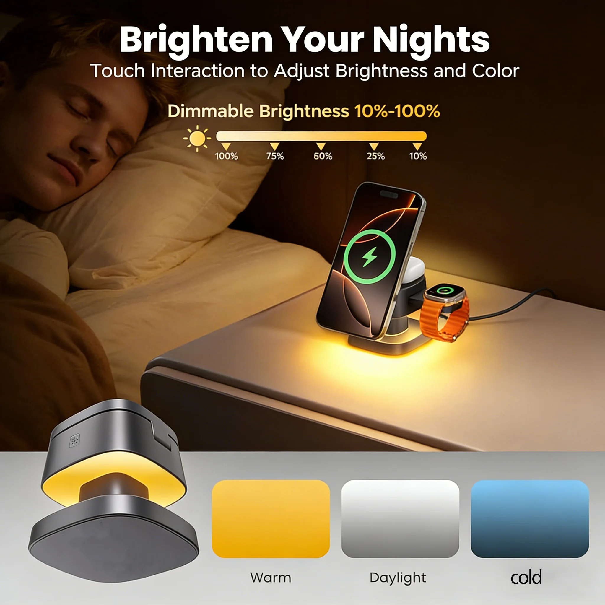 TIMESS Nachtlampje Draadloze O - Smartwatch Watches Compatible With Iphone recensie en prijs