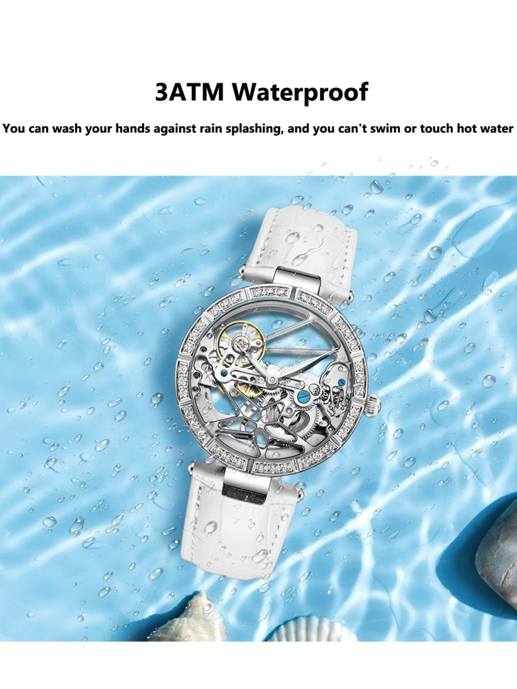 Luxe skelet zilveren wijzerpla - Skeleton Mechanical Watch recensie en prijs