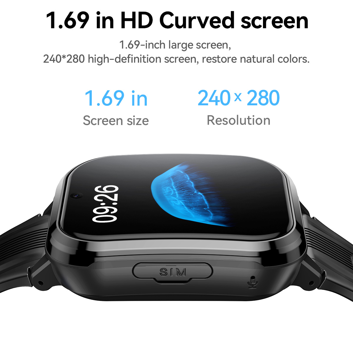 HOCO Y108 1.69 inch HD LCD geb - Smartwatch Watches For Kid Boy Waterproof recensie en prijs
